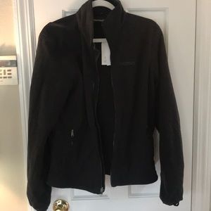 Black fleece jacket